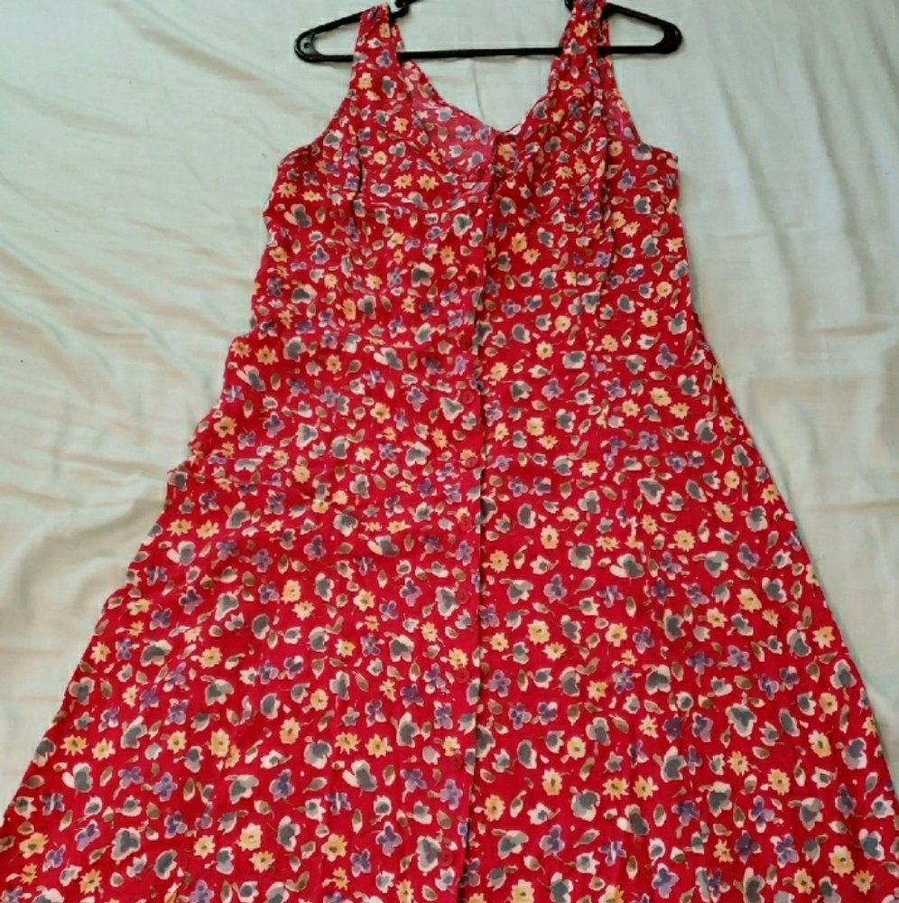 Maternity Vintage Floral Maxi Dress